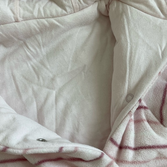 Mother care Baby sleep and play hooded fleece coverall. Size 6-9 months - Picture 3 of 4